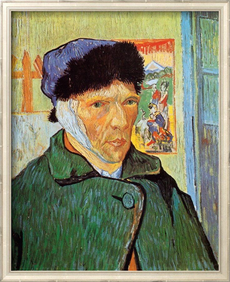 Self-Portrait with Bandaged Ear - Van Gogh Painting On Canvas